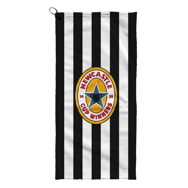 Newcastle - Cup Winners - Golf Towel collectible from https://britishmade.gifts/