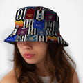 Newcastle Kit Montage - Bucket Hat, side angle