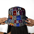 Newcastle Kit Montage - Bucket Hat, close-up detail