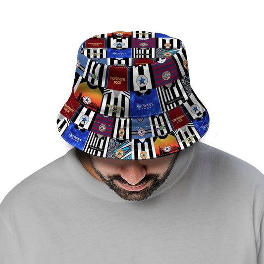 Newcastle Kit Montage - Bucket Hat collectible from https://britishmade.gifts/