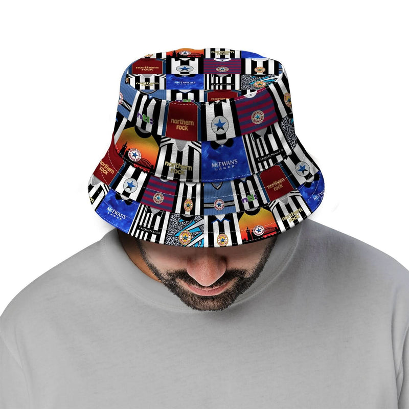 Newcastle Kit Montage - Bucket Hat collectible from https://britishmade.gifts/