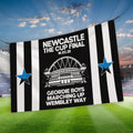 Newcastle Cup Final - Banner - Stripes - Two Sizes, alternate view