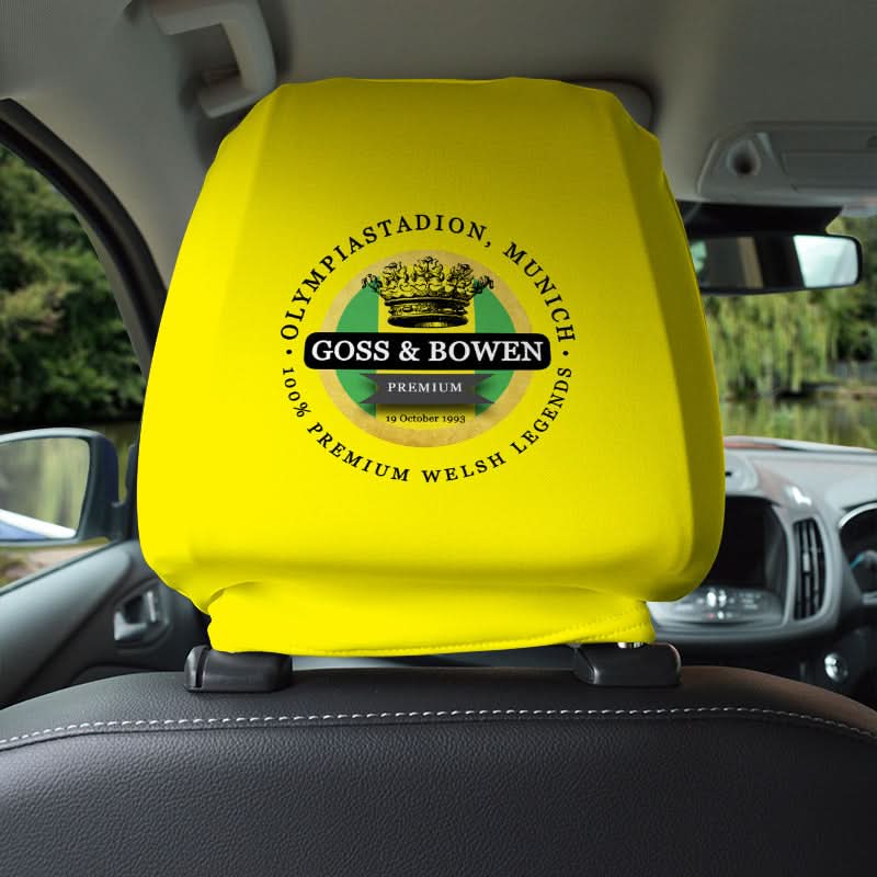 Norwich Goss Bowen - Football Legends - Headrest Cover collectible from https://britishmade.gifts/