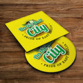 Norwich On the Ball - Football Coaster - Square Or Circle, alternate view