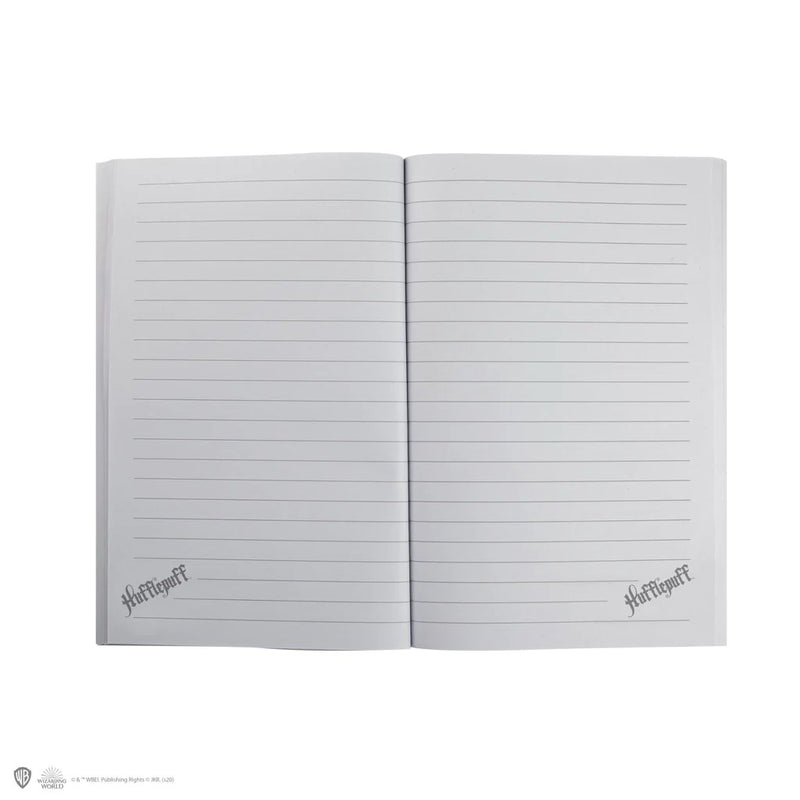 Hufflepuff Notebook, close-up detail