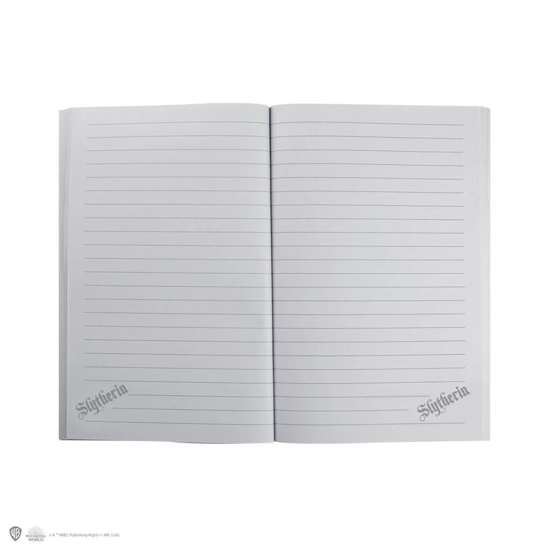 Harry Potter Slytherin Notebook, side angle
