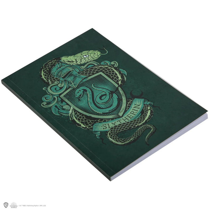 Harry Potter Slytherin Notebook, close-up detail