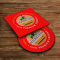 Nottingham Clough - Football Coaster - Square Or Circle, alternate view