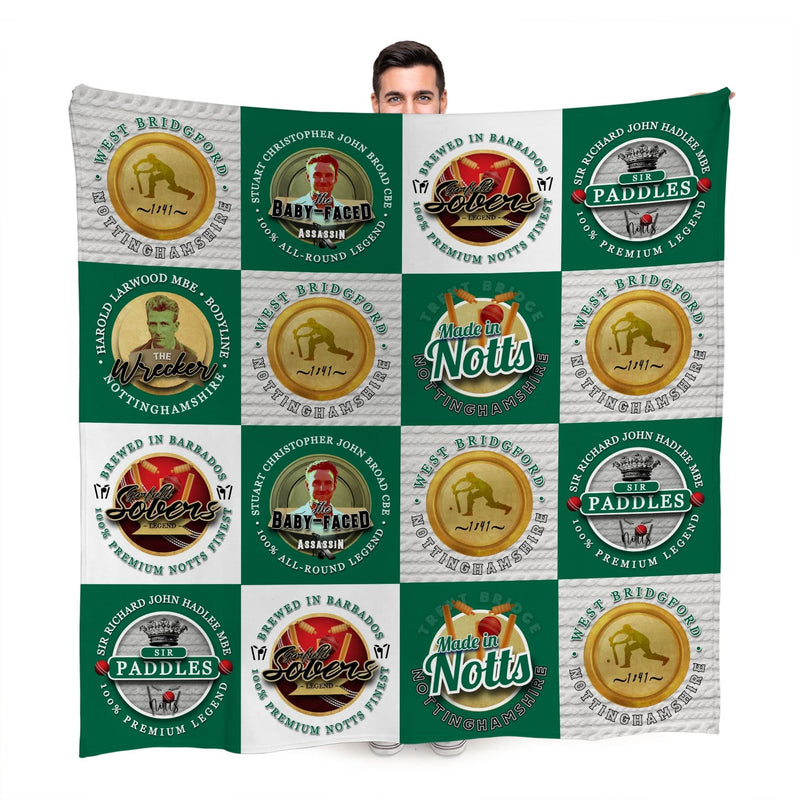 Nottinghamshire - Legend Collection - Fleece Blanket 150cm X 150cm collectible from https://britishmade.gifts/