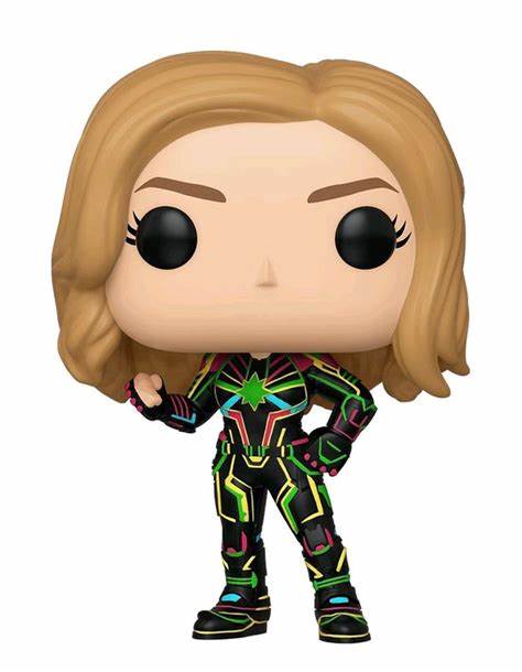 Funko POP! Captain Marvel (Neon Suit) Marvel Vinyl Figure
