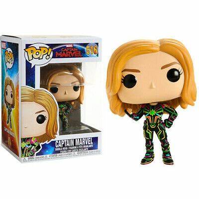 Funko POP! Captain Marvel (Neon Suit) Marvel Vinyl Figure
