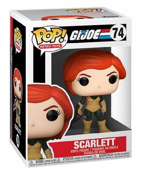 Scarlett G.I. Joe The Rise of Cobra Funko POP! Vinyl Figure, alternate view