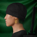 One Piece Roronoa Zoro Bandana and Earring Set, alternate view