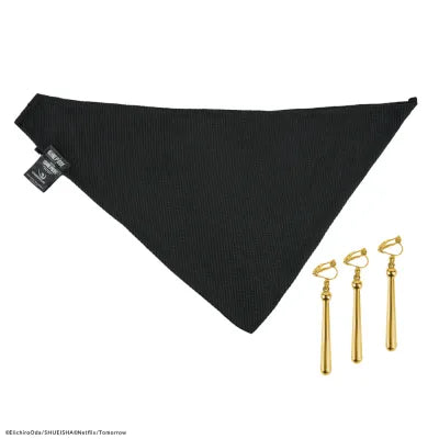 One Piece Roronoa Zoro Bandana and Earring Set