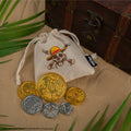 One Piece Nami Bandana and Berry Coin Set, side angle