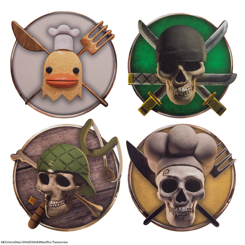 One Piece Characters Coaster Set Series 2, side angle