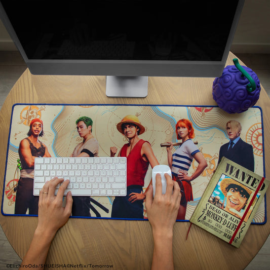 One Piece Straw Hat Crew Desk Mat