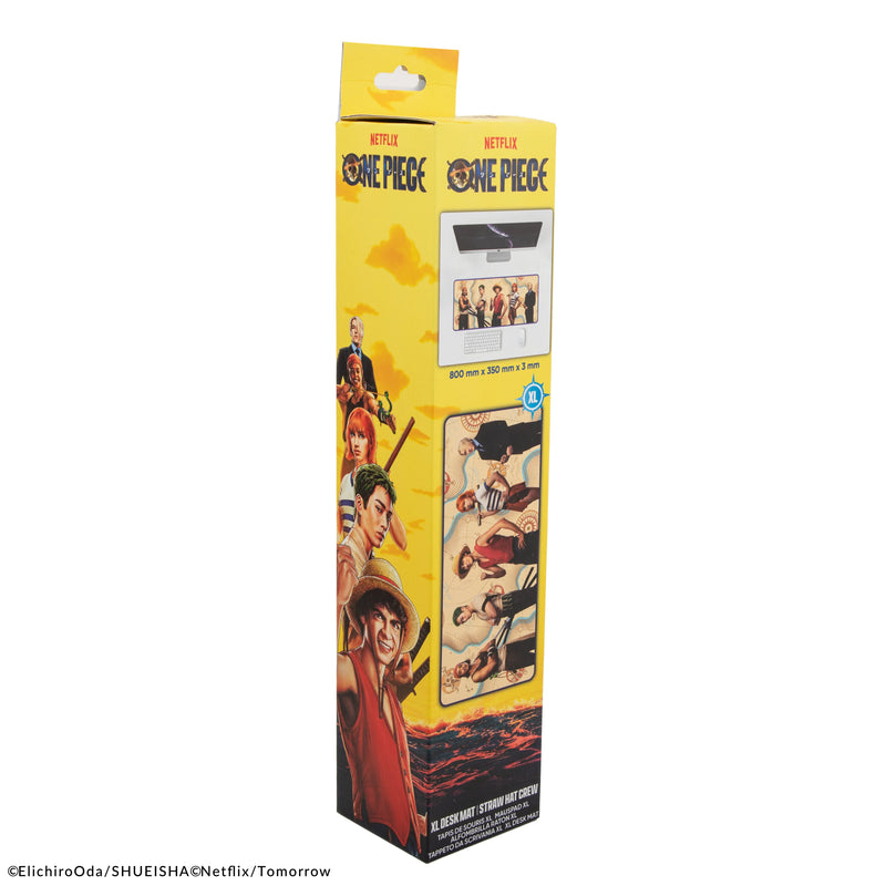 One Piece Straw Hat Crew Desk Mat, close-up detail