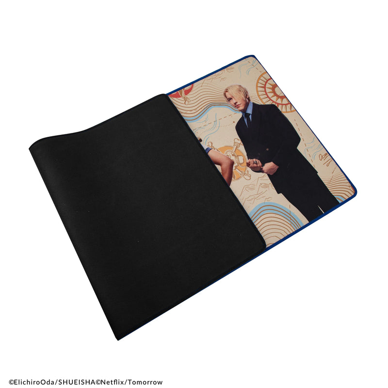 One Piece Straw Hat Crew Desk Mat, side angle