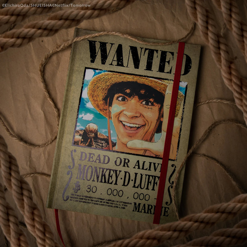 One Piece Wanted Posters Notebook, alternate view