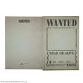 One Piece Wanted Mirror Notebook, rear view