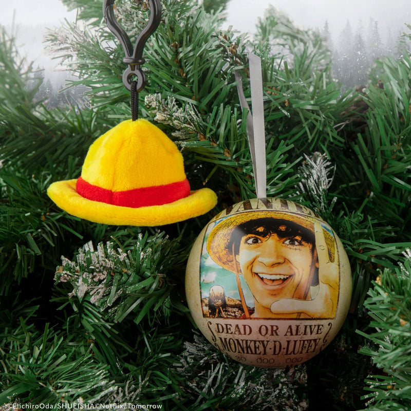 One Piece Straw Hat Plush Keychain, alternate view