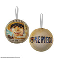 One Piece Straw Hat Plush Keychain, rear view