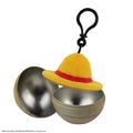 One Piece Straw Hat Plush Keychain, side angle