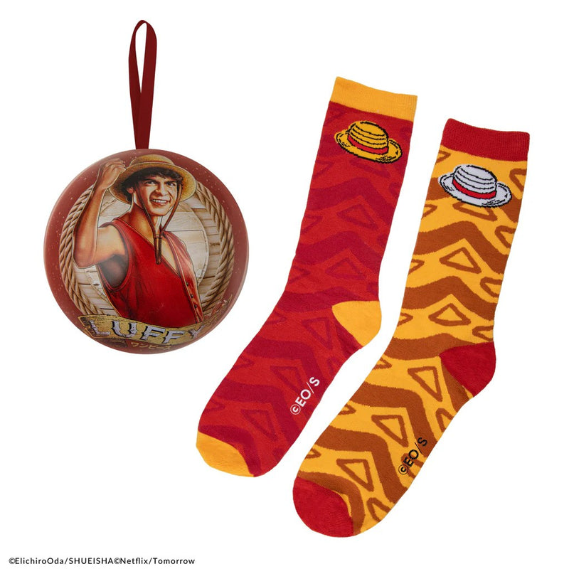 One Piece Luffy Socks Holiday Capsule, close-up detail