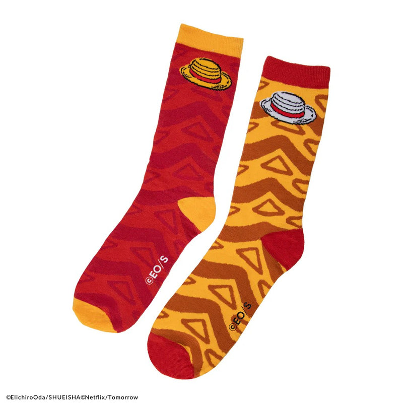 One Piece Luffy Socks Holiday Capsule, packaging shot