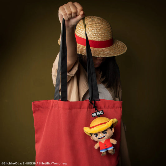 One Piece Monkey D. Luffy Plush Keyring, alternate view