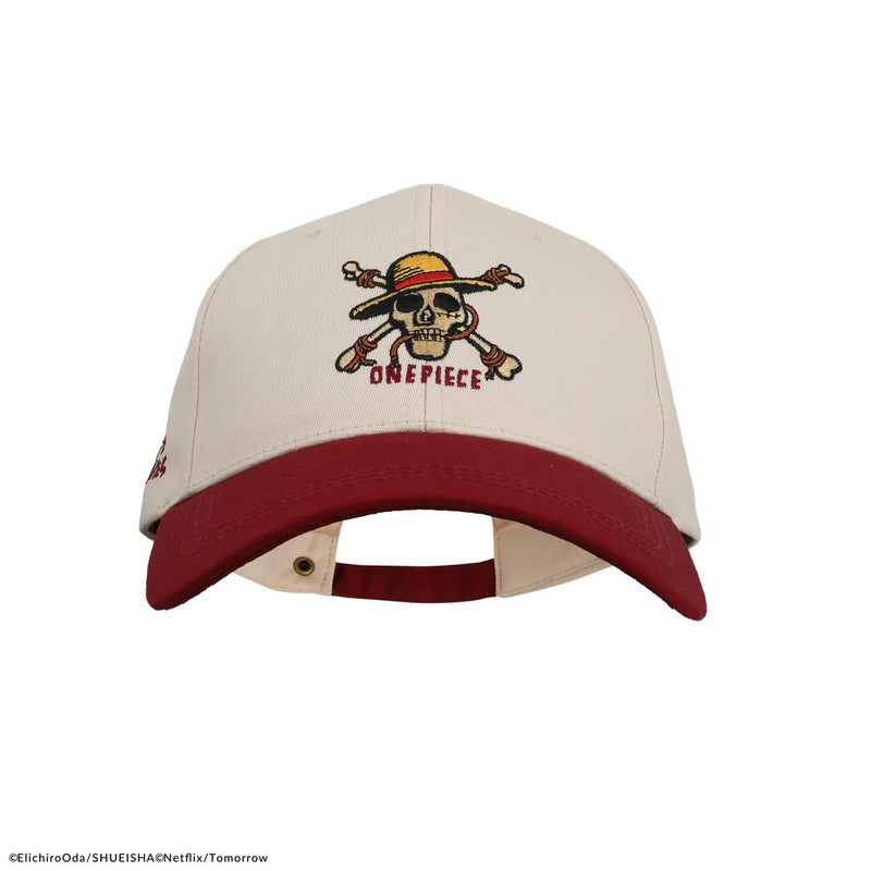 One Piece Monkey D. Luffy Baseball Cap, in display
