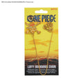 One Piece Luffy Jolly Roger Chain Bookmark, close-up detail
