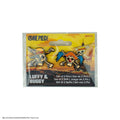 One Piece Luffy and Buggy Pin Set, close-up detail