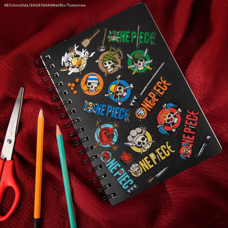 One Piece Icons and Logos Sticker Set of 36, side angle