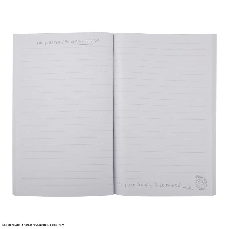 One Piece Luffy Notebook, rear view