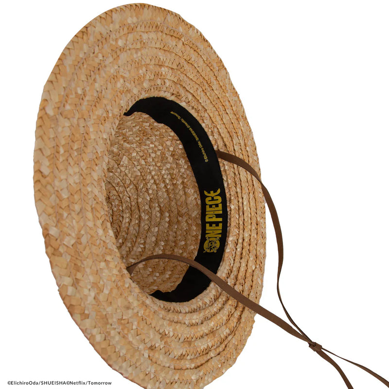 One Piece Monkey D. Luffy Straw Hat, in display