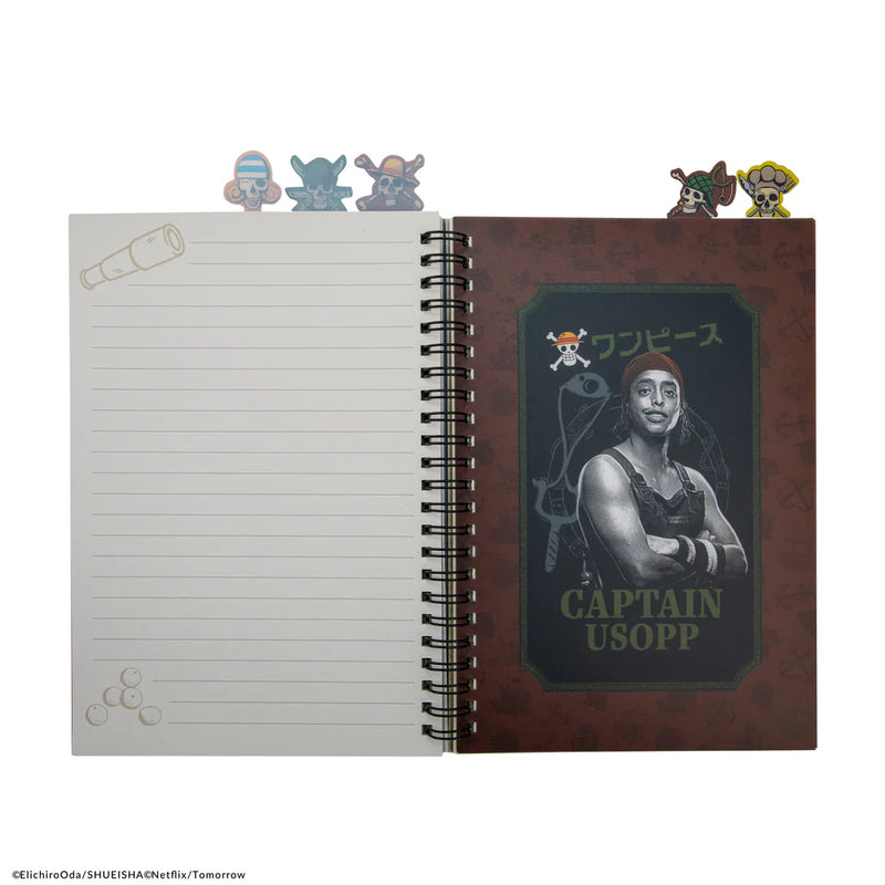 One Piece Straw Hat Pirates Tabbed Notebook, product detail