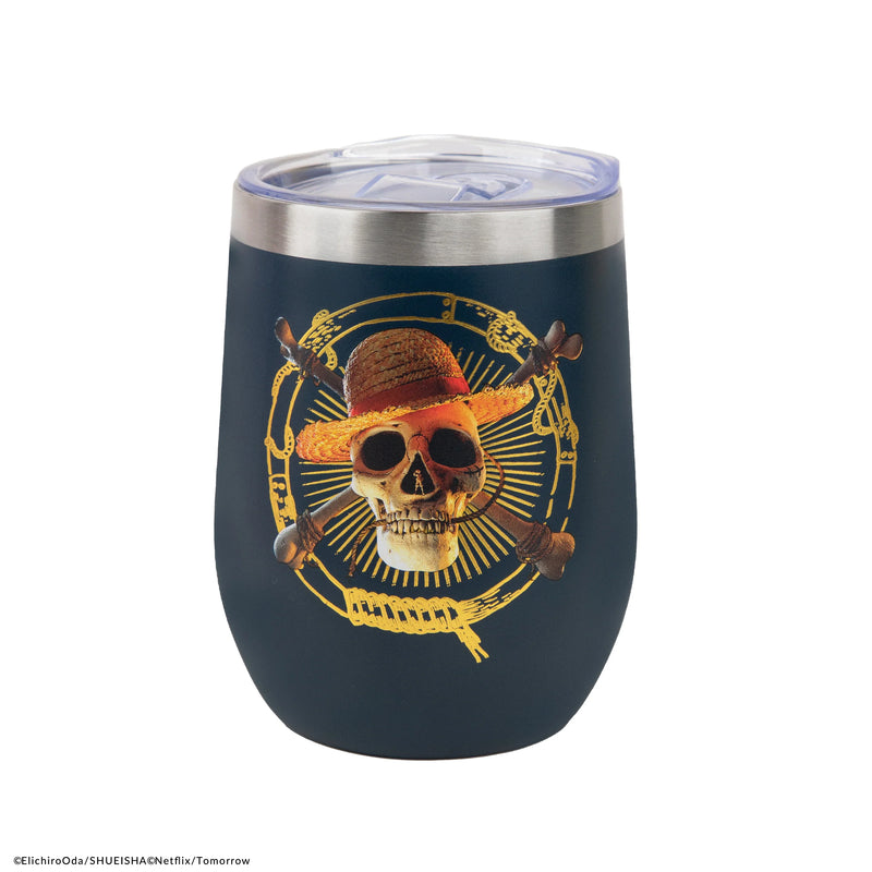 One Piece Luffy Thermal Travel Mug, side angle