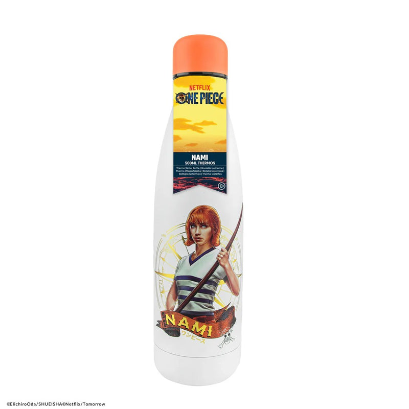 One Piece Nami Insulated Water Bottle, rear view