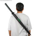 One Piece Roronoa Zoro Black Sword Umbrella, rear view