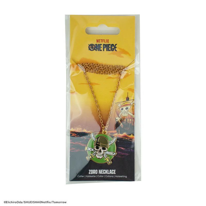 One Piece Roronoa Zoro Necklace, rear view