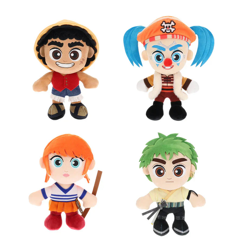 One Piece Series 1 8 Collectable Plush, in display