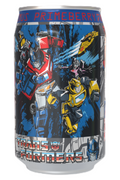 Transformers Optimus Primeberry - Strawberry Flavour Soda Can 330ml Standard, packaging shot