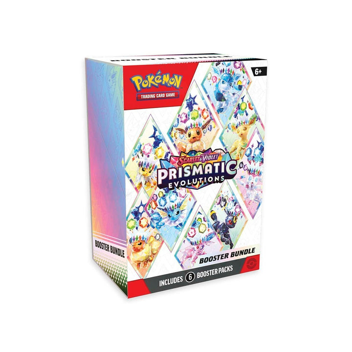 Pokémon TCG: Scarlet & Violet-Prismatic Evolutions Booster Bundle (6 Packs) *More On The Way - Sign Up For The Restock Notif