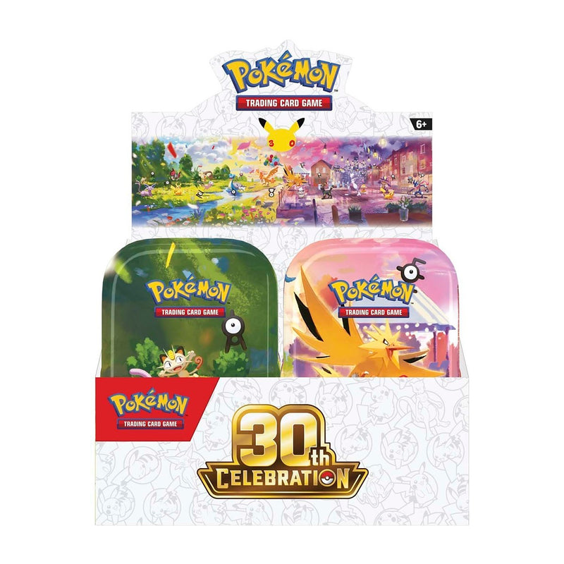 Pokémon TCG 30th Celebration Mini Tin (Assorted, 1 Supplied at Random)