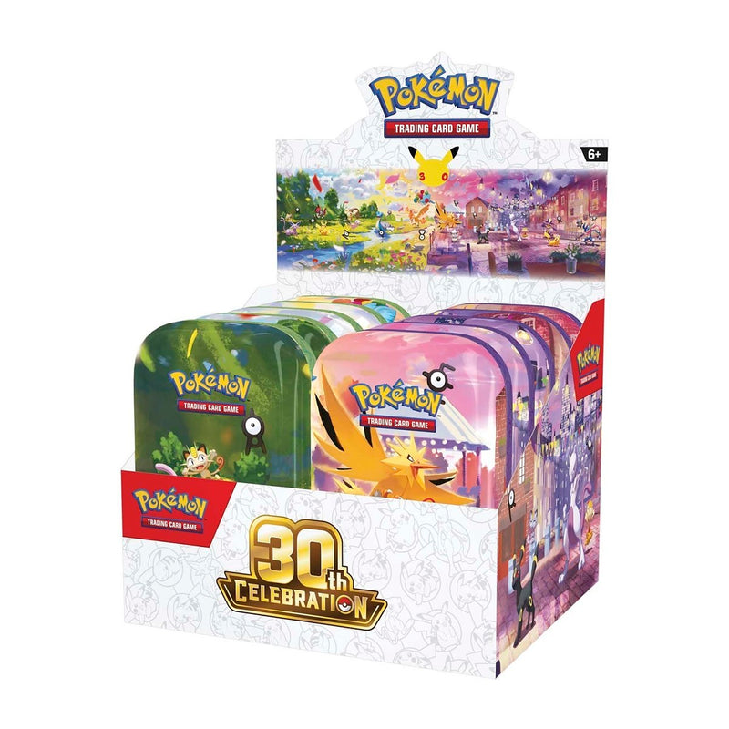 Pokémon TCG 30th Celebration Mini Tin (Assorted, 1 Supplied at Random)