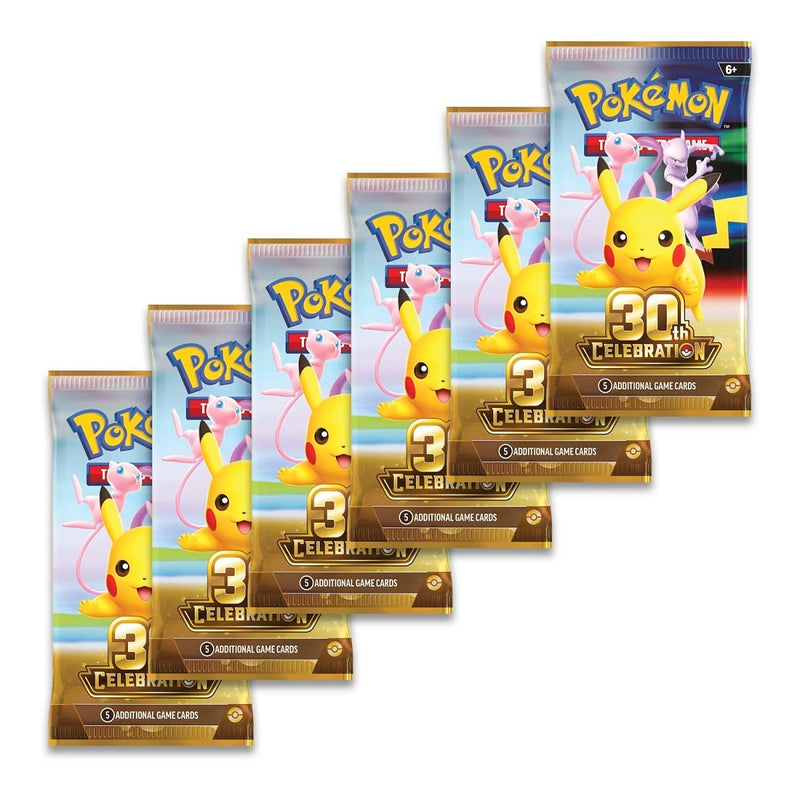 Pokémon TCG 30th Celebration Booster Bundle Box - 6 Booster Packs