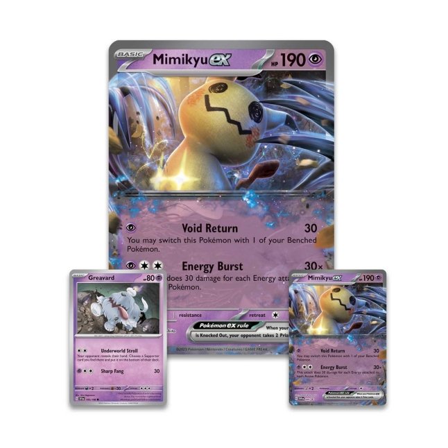 Pokemon TCG: Scarlet & Violet - Mimikyu Ex Collection Box