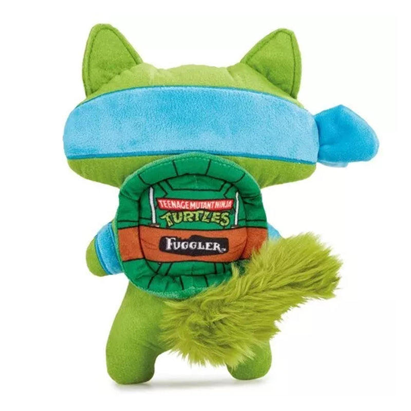 Fuggler x TMNT Limited Edition Leonardo 9 Plush, side angle